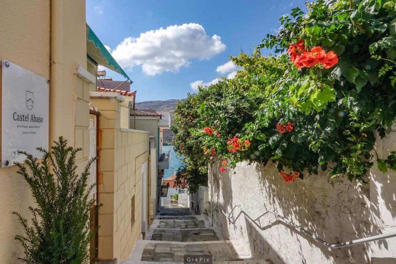 Castel Abaso Boutique Apartments By Explore Andros Kültér fotó