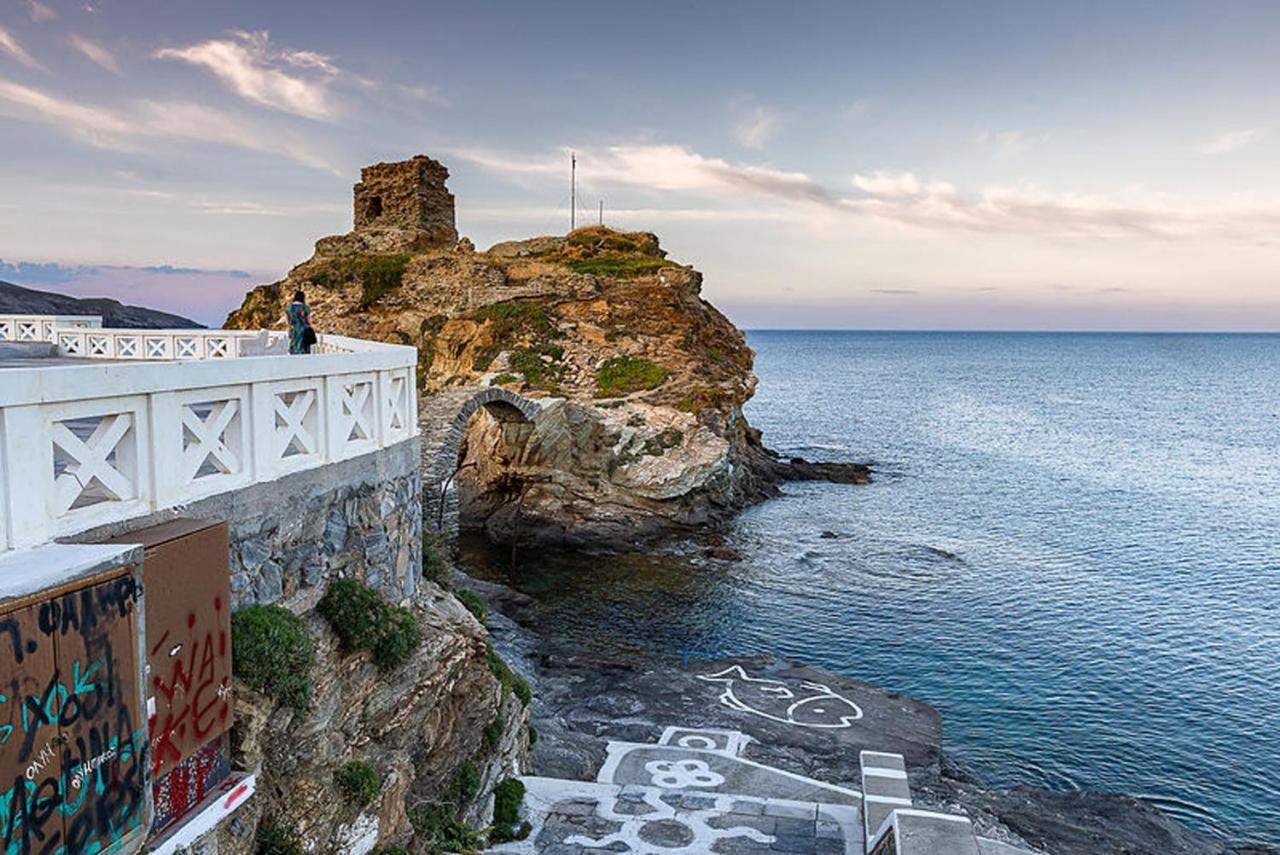 Castel Abaso Boutique Apartments By Explore Andros Kültér fotó