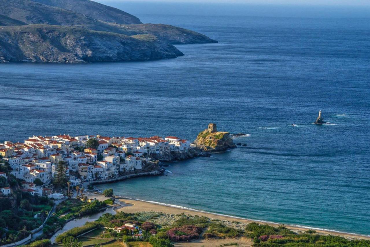 Castel Abaso Boutique Apartments By Explore Andros Kültér fotó
