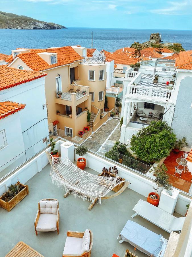 Castel Abaso Boutique Apartments By Explore Andros Kültér fotó