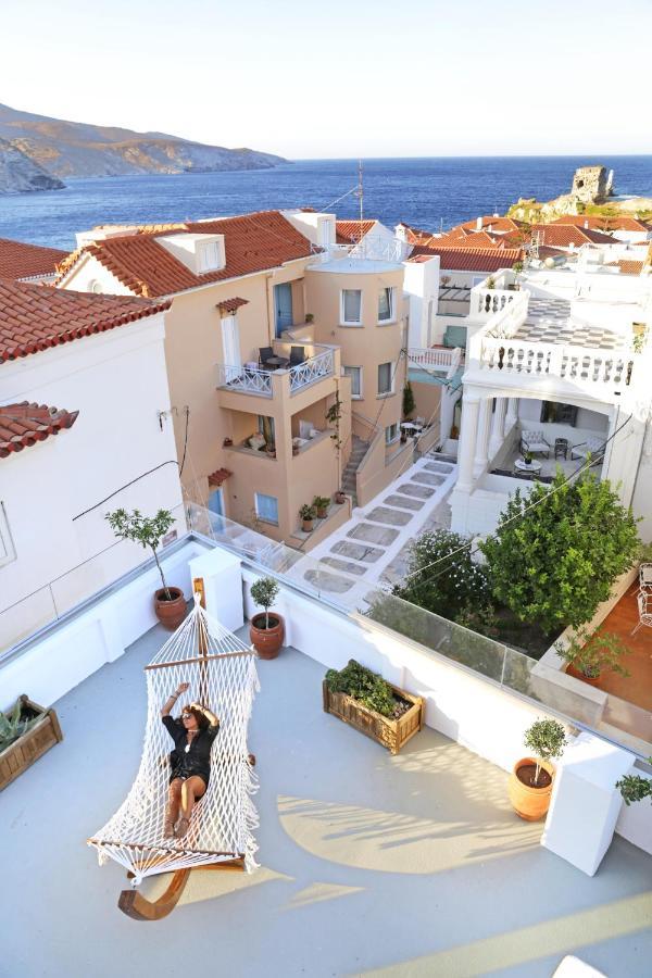 Castel Abaso Boutique Apartments By Explore Andros Kültér fotó