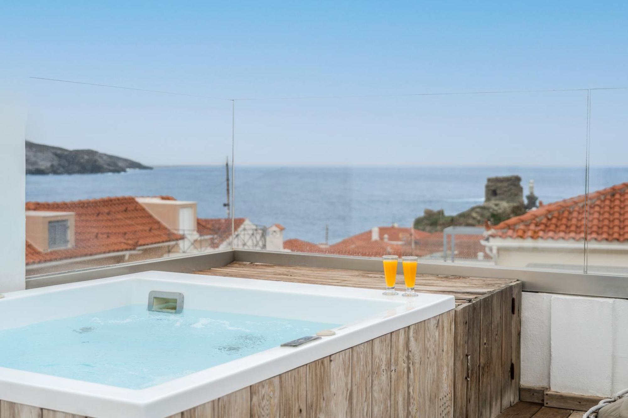 Castel Abaso Boutique Apartments By Explore Andros Kültér fotó
