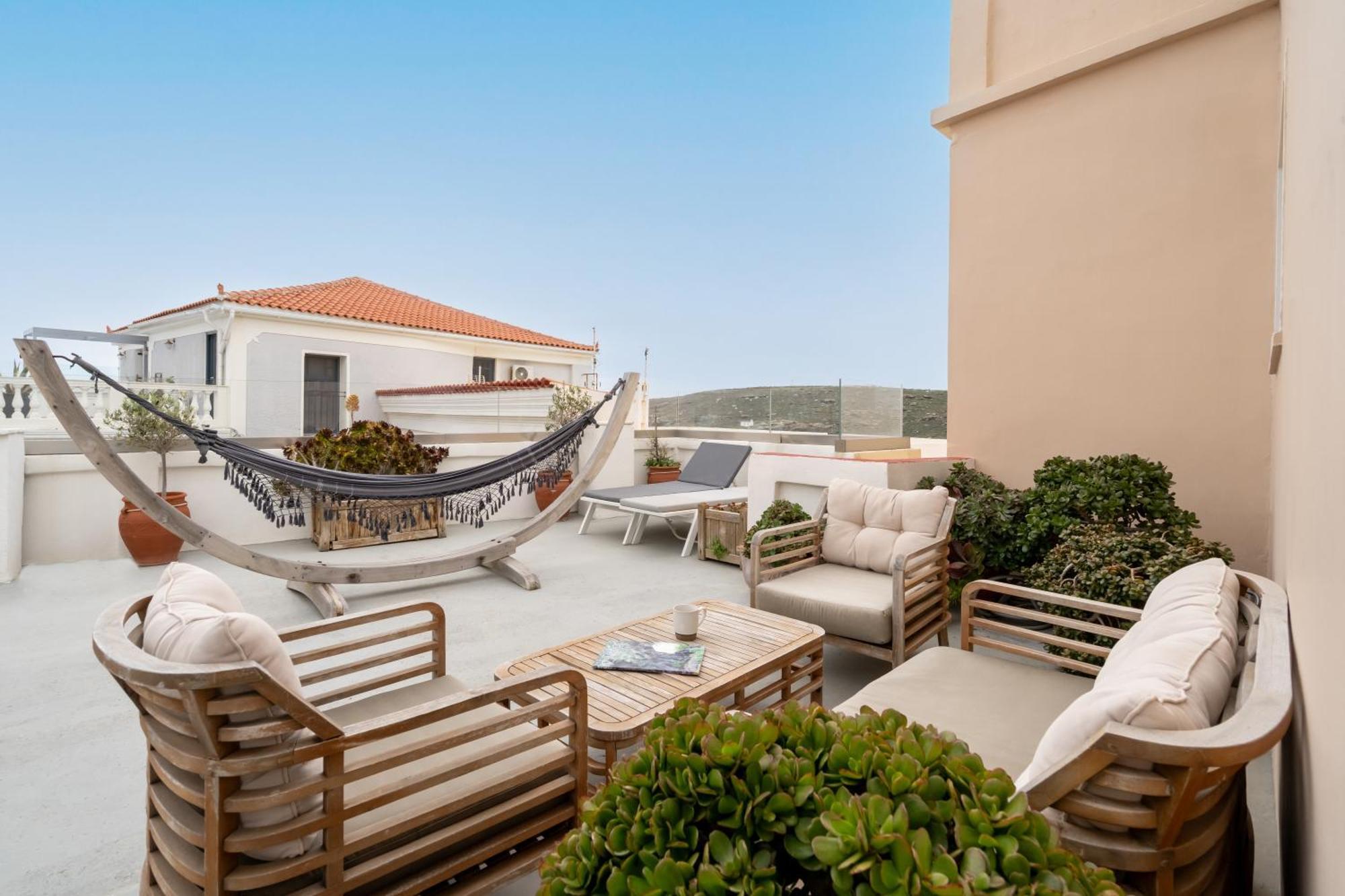 Castel Abaso Boutique Apartments By Explore Andros Kültér fotó
